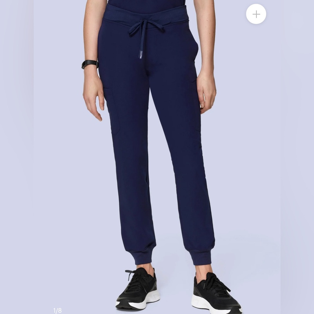 MANDALA NAVY SCRUBS - NAVY JOGGERS